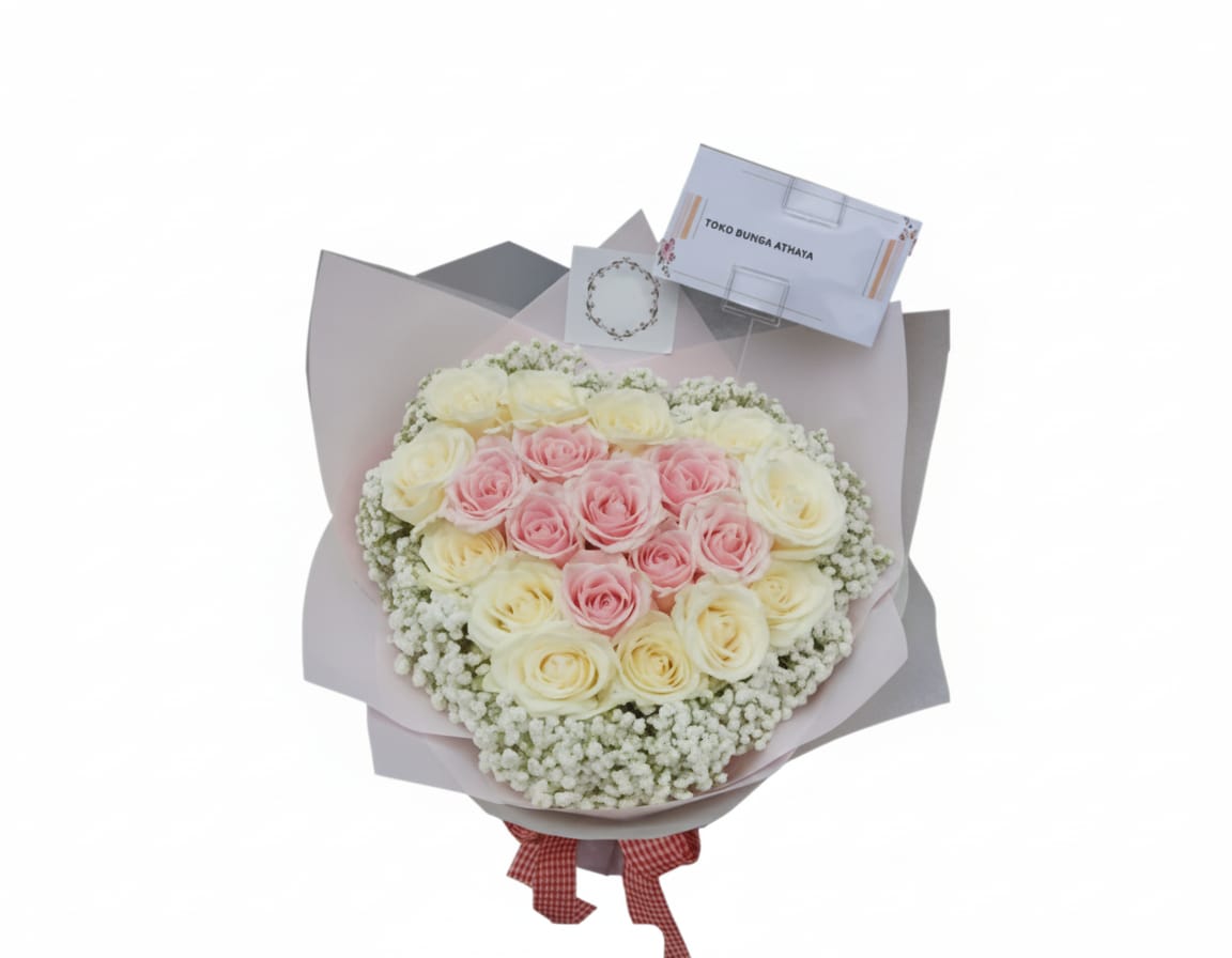 Hand Bouquet Lovely Rose Bud