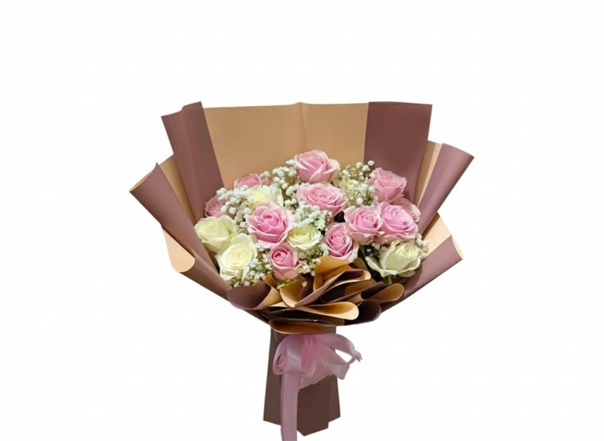 Hand Bouquet Pretty in Pink