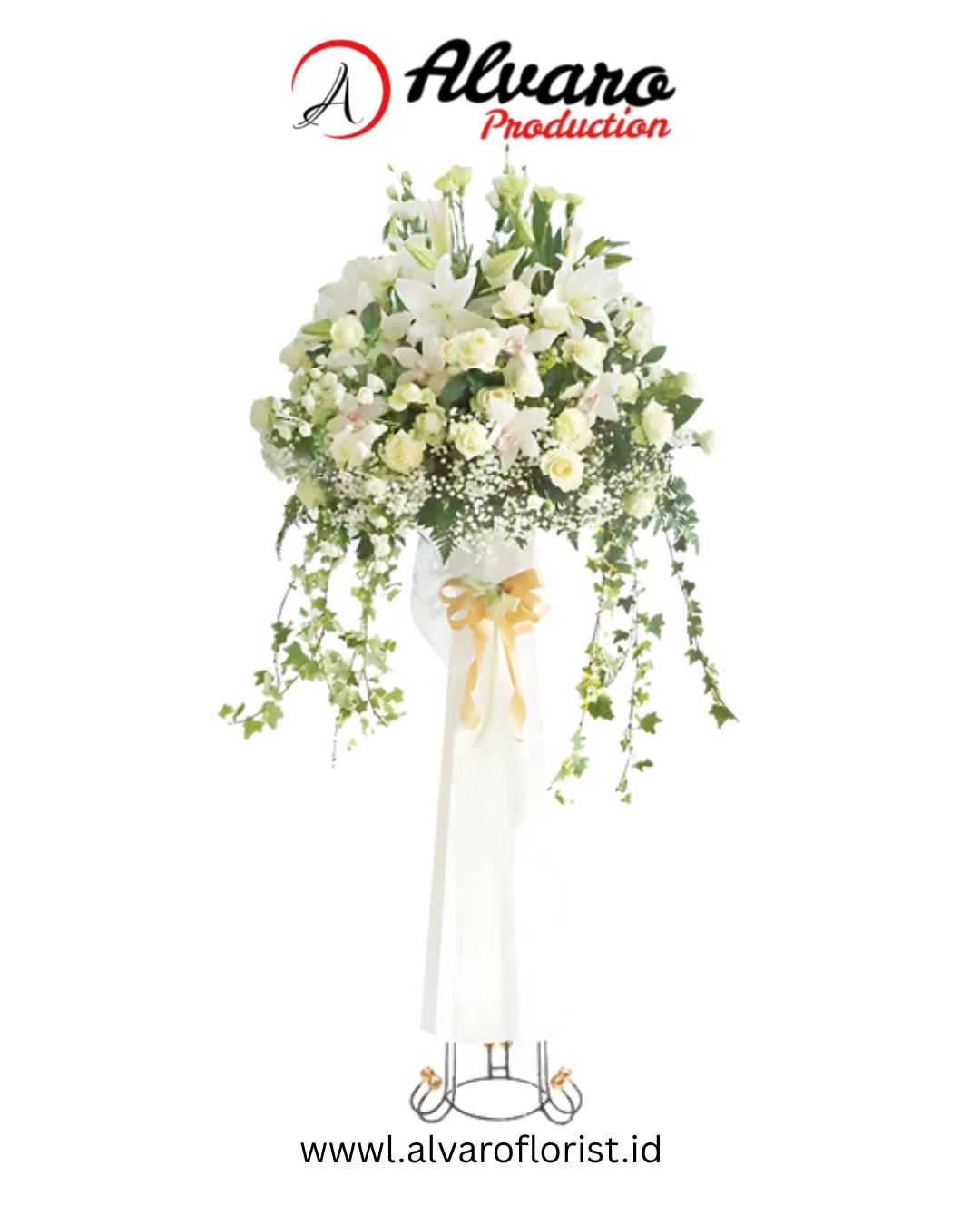 Standing Flower White Heaven