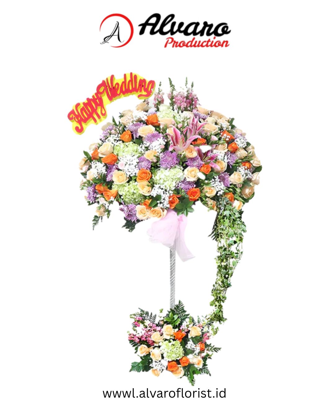 Standing Flower Blooming Together